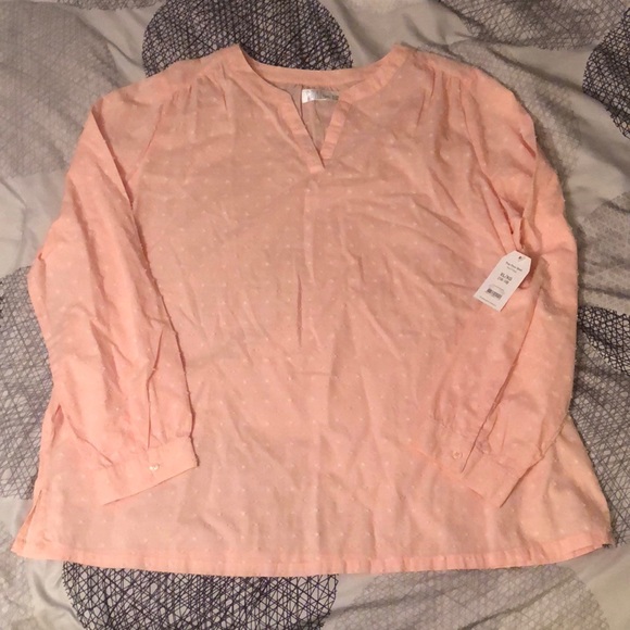 NWT Time and Tru Pop Over Top - Picture 1 of 2